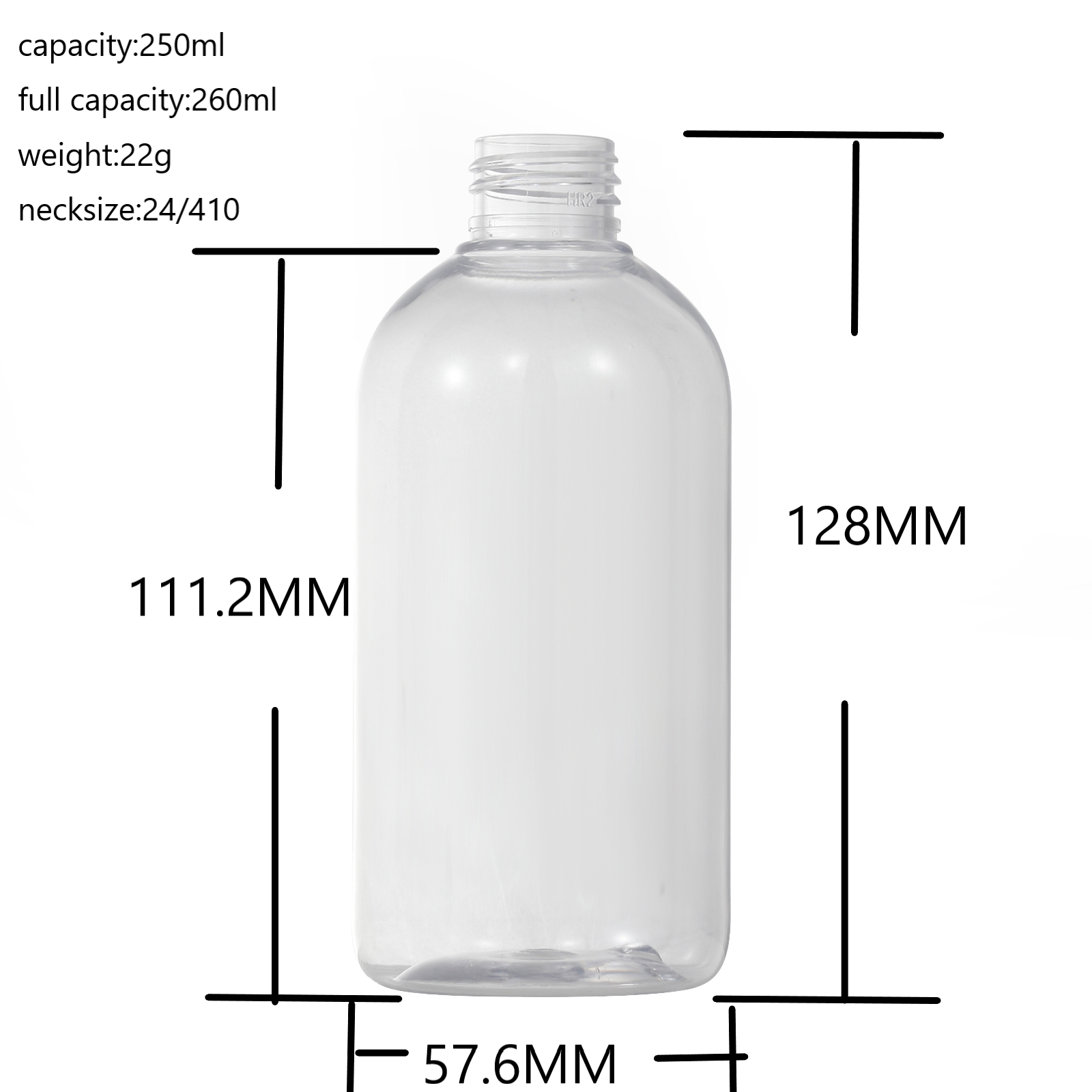 Transparent Pet Water Bottle, Capacity: 500 ML